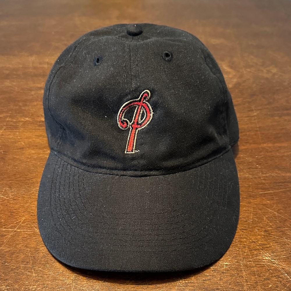 Vintage Portland Beavers or Philadelphia Phillies Embroidered Baseball Hat Black